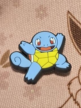 3/$10 Squirtle Pokémon Croc Charm – Playful Starter Pose Jibbit